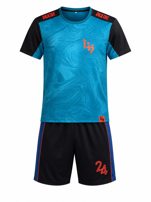 Ensemble DK x 24 light blue/black