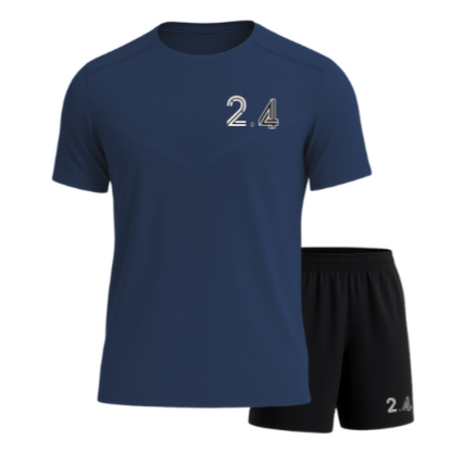 ensemble de sport bleu foncé