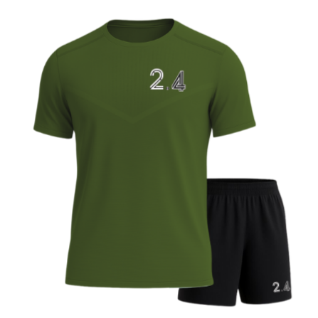 ensemble de sport vert foncé