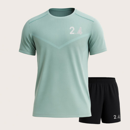 ensemble de sport bleu claire