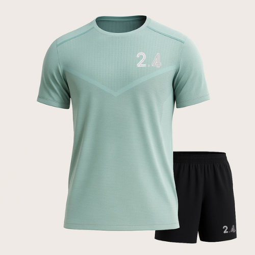 ensemble de sport bleu claire